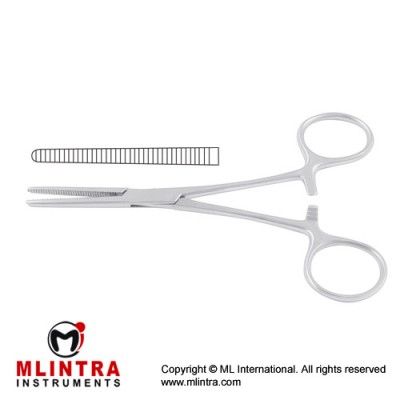 Pean-Nippon Haemostatic Forceps Straight Stainless Steel, 18.5 cm - 7 1/4"